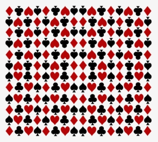 Card Suits Pattern Transparent, HD Png Download, Free Download