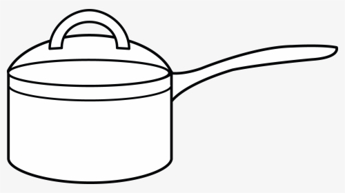 Cooking Pot Coloring Page - Coloring Book, HD Png Download, Free Download
