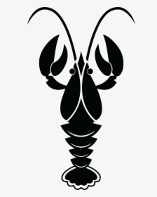 Crawfish Clipart Boiled Crawfish - Crawfish Clipart Black And White, HD Png Download, Free Download
