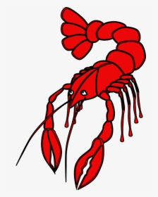 Crayfish, Red, Lobster, Animal, Crustaceans, Seafood - Crawfish Clipart, HD Png Download, Free Download