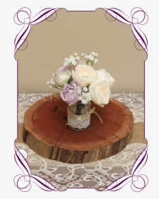 Clip Art Lilac Mauve Table Decoration - Peonies Roses And Baby's Breath Bouquets, HD Png Download, Free Download