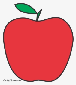 Apple Fruit Design Line Art Red, HD Png Download, Free Download