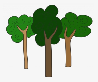 Confidential Clipart Images Of Trees Clipartix - Tree Forest Clipart, HD Png Download, Free Download