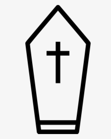 Grave Clipart Coffin - Cross, HD Png Download, Free Download