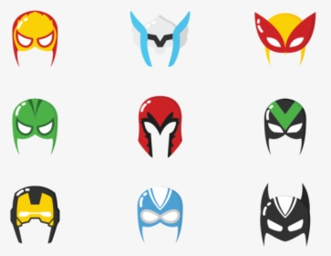 Super Hero Mask Vectors - Masque Super Hero Png, Transparent Png, Free Download