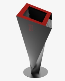 Hondo Pc Contemporary Outdoor Metal Trash Bin With - Podium, HD Png Download, Free Download