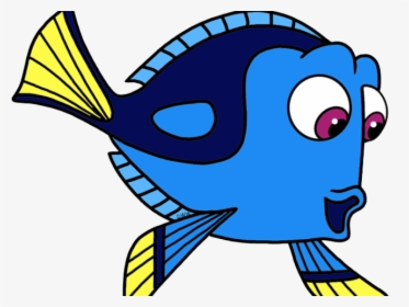 Stingray Clipart Finding Nemo - Dory Cartoon Fish Png, Transparent Png, Free Download