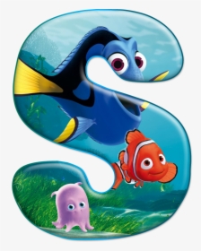 Abecedario Buscando A Nemo Y Buscando A Dory - Finding Nemo Alphabet Letters, HD Png Download, Free Download
