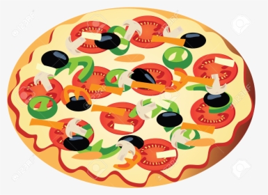 Pizza Clipart Free Best On Transparent Png - Veggie Pizza Clip Art, Png Download, Free Download