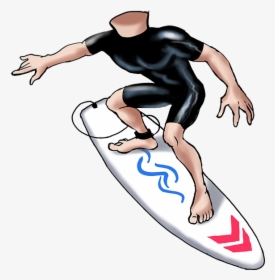 Cartoon Surfer Transparent Background, HD Png Download, Free Download