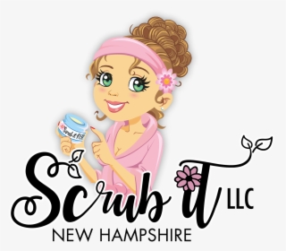 Body Scrub Cartoon Logo, HD Png Download, Free Download