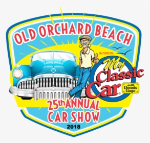 Old Orchard Beach Car Show Clipart Black And White - Old Orchard Beach Car Show T Shirt, HD Png Download, Free Download
