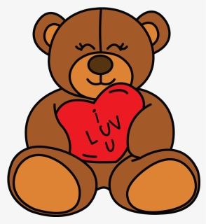 Transparent Bear Outline Png - Easy To Draw Teddy Bears, Png Download, Free Download