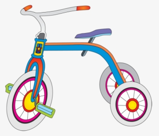 Tricycle Clipart Design - Tricycles And Cars Clipart, HD Png Download, Free Download