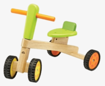 Coloured Wooden Tricycle - Triciclo Plantoys, HD Png Download, Free Download