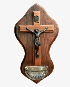 Beautiful Crucifix Holy Water Font - Crucifix, HD Png Download, Free Download