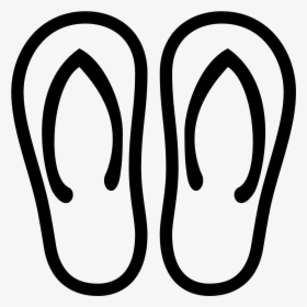 Flip Flops - Flip Flop Icon Png, Transparent Png, Free Download