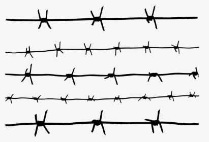 Easy To Draw Barbed Wire, HD Png Download, Free Download