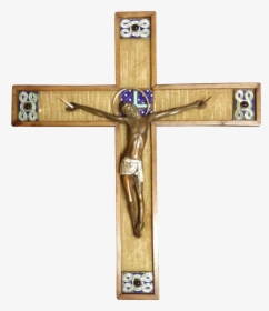 A Vintage French God Jesus Xp Holy - Crucifix, HD Png Download, Free Download