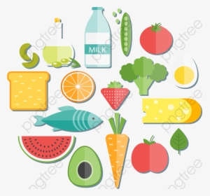 Delicious And Healthy Food - Healthy Food Vector Png, Transparent Png, Free Download