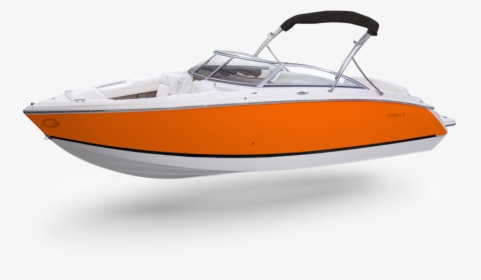 Speed Boat Orange Color - Orange Cobalt Boat, HD Png Download, Free Download