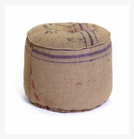 Burlap Ottoman, HD Png Download, Free Download