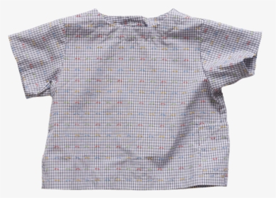 Makié Jody Back Button Baby Shirt In Gingham Dot - Back Button Shirt For Baby, HD Png Download, Free Download