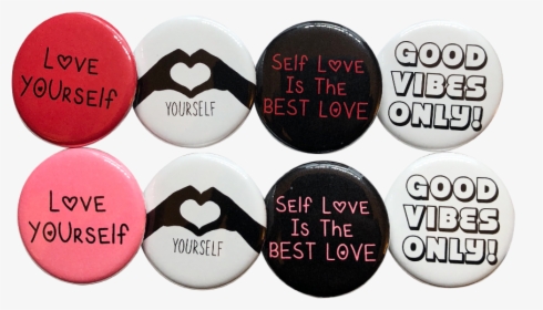 Image Of Self Love Button 4-pack - Label, HD Png Download, Free Download