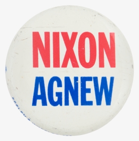 Nixon Agnew Union Made Pin-back Button Us - Nixon Agnew, HD Png Download, Free Download