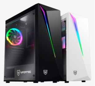 Nfortec Lynx Cristal Templado Usb 3.0 Rgb Negra, HD Png Download, Free Download