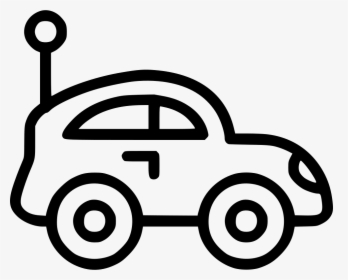 Toy Car - Toy Car Black And White Clipart, HD Png Download, Free Download