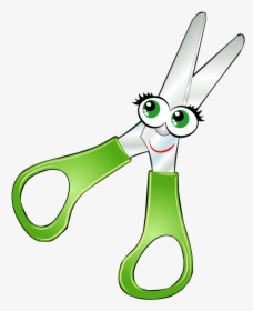 Crayon Clipart Scissors - Cute Scissors Clipart, HD Png Download, Free Download