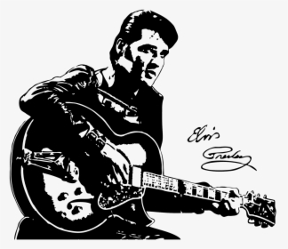 Elvis Presley Line Art, HD Png Download, Free Download