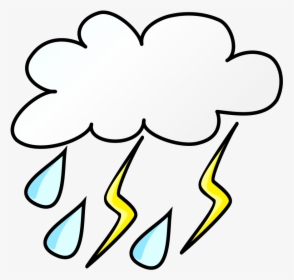 Storm Symbol - Transparent Background Rain Clipart, HD Png Download, Free Download