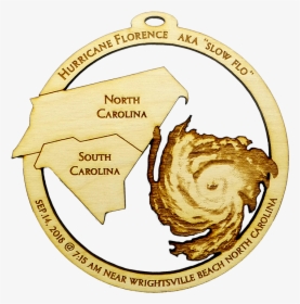 Hurricane Florence Ornament - Gold Medal, HD Png Download, Free Download
