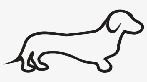 Dachshund Clip Art - Dachshund Clipart Black And White, HD Png Download, Free Download