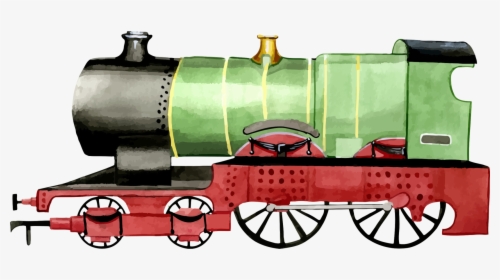Vehicle,paper,locomotive - Steam Locomotive Paper Model, HD Png Download, Free Download