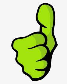 Thumb Signal Finger Hand Gesture - Hulk Giving Thumbs Up, HD Png Download, Free Download