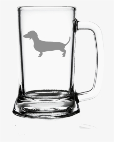 Dachshund Dog 16oz - Happy Birthday Beer Glass, HD Png Download, Free Download