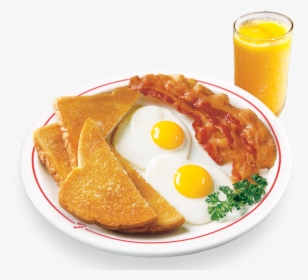 Two Eggs* Any Style, Juice, Toast And Jelly With Bacon, - Toast Orange Juice Bacon And Eggs Breakfast, HD Png Download, Free Download
