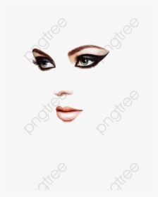Makeup Woman Face - Woman Shadow Face Png, Transparent Png, Free Download