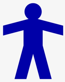 Blue,human Behavior,electric Blue - Paper Person Png, Transparent Png, Free Download