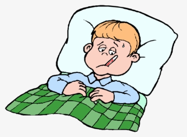 Sick Person Free Being Cliparts Clip Art Transparent - Someone Sick In Bed, HD Png Download, Free Download