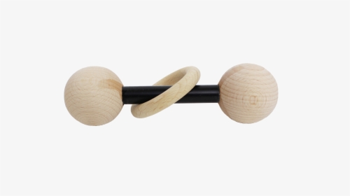 Baby Rattle Black Core Ring - Wood, HD Png Download, Free Download
