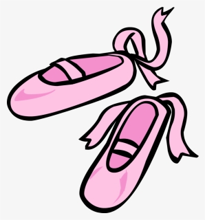 Pink Ballet Shoes Clipart, HD Png Download, Free Download