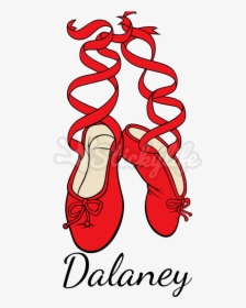 Personalized Ballet Shoes Decal - Design, HD Png Download, Free Download