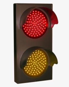 Indicator Dots, Double, Vertical, Red, Amber W/ Hoods - Single Green Traffic Light, HD Png Download, Free Download