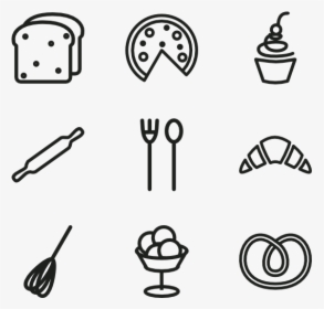 Clip Art Baking Icons - Icon Bakery Png, Transparent Png, Free Download