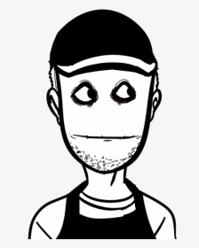 Gas Station Guy - Cartoon, HD Png Download, Free Download