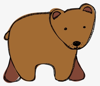 Graphic Library Library European Brown Bear Clipart - Brown Bear Brown Bear Flashcards, HD Png Download, Free Download